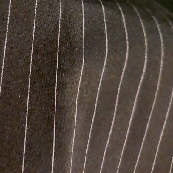 NWT Womens Vintage B&B Brown Pinstripe Pencil Skirt Size 12p - Picture 4 of 4